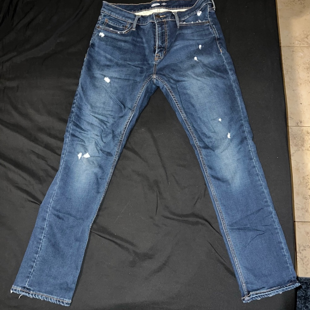 Old Navy Men's Dark Blue Slim Jeans